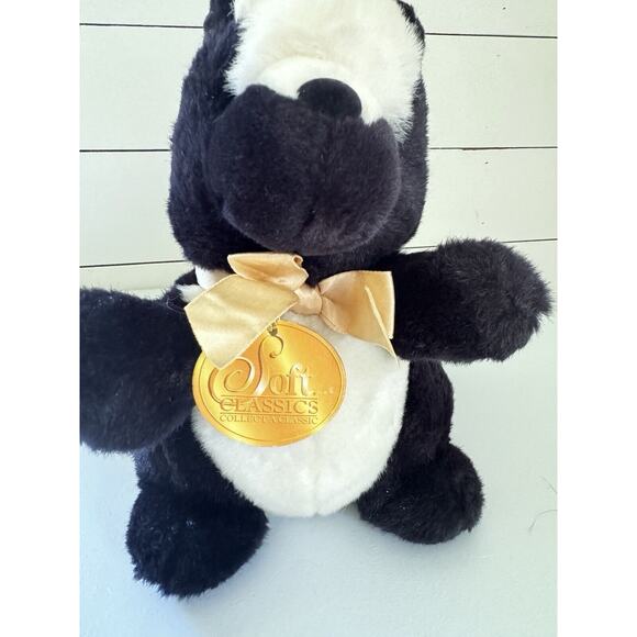 Vintage 1995 Soft Classics Plush Skunk Stuffed Animal Toy 12in-Toys R Us - Picture 8 of 10